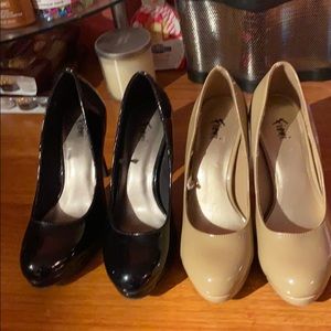 Black and Nude Heels